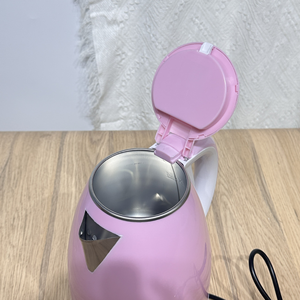 Bouilloire électrique en acier inoxydable 2L à prix réduit, arrêt automatique, base rotative à 360°, 1500W, pour café, thé, lait, eau chaude rapide - Product Image 5