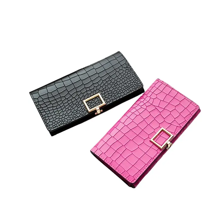 Fashion lady Long Pu Leather Wallet clutch Women's Wallet Purse Clutch Credit Card Holder Women's Wallet