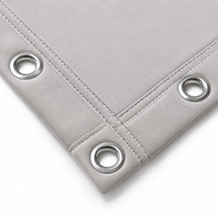 Écran de simulateur de golf gris à contraste élevé, ignifuge, triple couche, 4K, commercial, acoustique, pour simulateur de golf, écran d'impact pour le tir