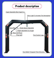 Cabina de Fotos BM 360 con Grabación de Video, Soporte para Cámara Superior, Plataforma de 120 cm, Software de Edición, Almacenamiento en la Nube, Compartir en Redes Sociales