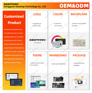 Đầu Android xe hơi tùy chỉnh cho người chơi thứ 2, màn hình 7 inch, 9 inch, 10 inch, tích hợp <span class=keywords><strong>Bluetooth</strong></span>, FM, Radio, DSP, GPS, RGB, đa phương tiện, Carplay, RAM 2G/4G - Product Image 2