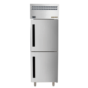 Nhà bếp Thương mại hai nửa cửa tủ lạnh thẳng đứng Tủ đông thép không gỉ nhiệt độ thấp tủ lạnh thương mại - Product Image 1