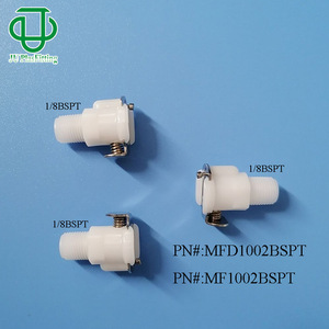 ข้อต่อเร็วแบบเกลียวตัวเมีย JUMEDTEC รุ่น M ซีรีส์ 1/8 BSPT พร้อมวาล์วหยุด วัสดุ POM พลาสติก สำหรับเชื่อมต่อของเหลว - Product Image 4