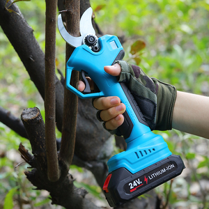 Xách tay 21V không dây điện bỏ qua pruner cắt kính thiên văn tính năng DIY Vườn Cây pruner cao su xử lý không chổi than nhựa - Product Image 5