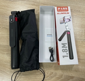 Gậy tự sướng mini đa năng P185 bán chạy, có thể kéo dài, tích hợp điều khiển từ xa không dây, có thể gập lại, dùng cho điện thoại di động hoặc máy ảnh - Product Image 6