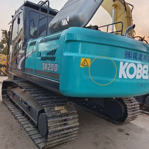 Excavatrice sur chenilles d'occasion Kobelco SK200-8 Japon avec garantie d'un an Caractéristiques Composants de base PLC et roulement d'engrenage de pompe à moteur - Product Image 1