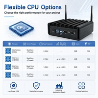 PC d'automatisation de bâtiment, double LAN Gigabit, 2 ports RS232, sans ventilateur, pour la surveillance CVC, OEM ODM
