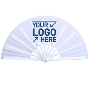 Abanicos Plegables de Bambú Grandes Personalizados QM, con Arte Folclórico Pintado a Mano, de Tela de Nailon, Origen China, Coleccionables - Product Image 6