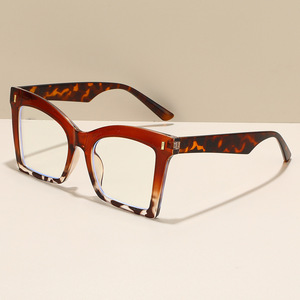 Best Selling Colorful Oversize Women's Optics Eyewear PC <strong>Frame</strong> with Lightweight Blue Light Lens Daily life Style