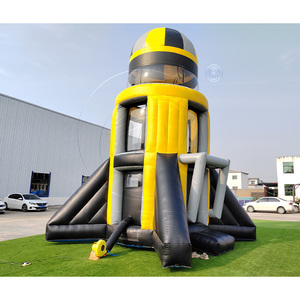 <span class=keywords><strong>Simulador</strong></span> Inflable Gigante con Forma <span class=keywords><strong>de</strong></span> Cohete Espacial, Juego Deportivo <span class=keywords><strong>de</strong></span> Aventura con Paracaídas para 3 Adultos, para Uso en Exteriores - Product Image 5