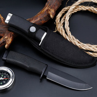 TLMD9 Vente en gros Couteaux de plein air à lame fixe Couteau de survie tactique de camping Couteau de chasse avec sac en nylon