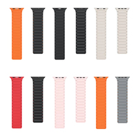 Various Color Magnet Link Sport Magnetic Watch Strap Silicone Magnetic Band for Apple Watch Series