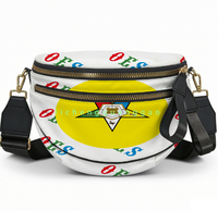 Sac bandoulière NSPDK National Sorority of Phi Delta Kappaas, design élégant avec lettres grecques, sac banane unisexe