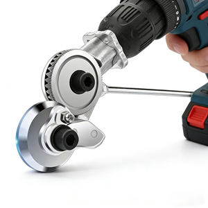 Accessoire de <span class=keywords><strong>perceuse</strong></span> électrique pour la découpe et le poinçonnage de tôles, compatible avec le fer, l'acier, le cuivre et l'aluminium - Product Image 1