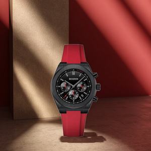 Relojes de Cuarzo Multifuncionales con Logotipo Personalizado 2024, Correa de Goma, OEM, Resistentes al Agua 5ATM, Reloj de Pulsera de Lujo para Hombre, Cuarzo Japonés, 43 mm - Product Image 1