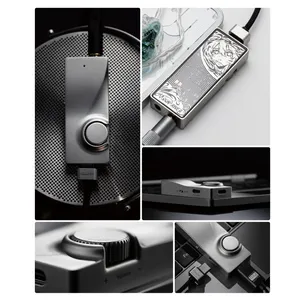 Decodificador MOONDROP <span class=keywords><strong>MOONRIVER</strong></span> 3, DAC USB con Chip Dual CS43198, Amplificador de Auriculares, 32Bit/384kHz PCM, Salida de 3.5mm+4.4mm - Product Image 3