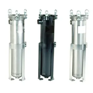 Boîtier de filtre à manches en acier inoxydable Boîtier de filtre à sacs multiples 304/316 SS Boîtiers de filtre à manches de l'industrie