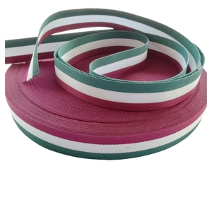 Factory Price <strong>High</strong> <strong>Quality</strong> <strong>Custom</strong> OEM Design logo 100% <strong>Polyester</strong> Woven Stripe Webbing <strong>Tape</strong> for Garment - Product Image 4