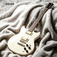 Wholesale High Quality Factory Glossy Electric Guitar Solid Wood SG Guitare Solo With OEM Service