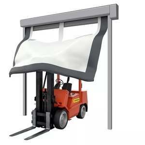 Cleanroom-persiana <span class=keywords><strong>enrollable</strong></span> de PVC de alta velocidad para personas, productos de carga, cámara de paso de gran espacio, <span class=keywords><strong>ducha</strong></span> de aire, <span class=keywords><strong>puerta</strong></span> de túnel - Product Image 1