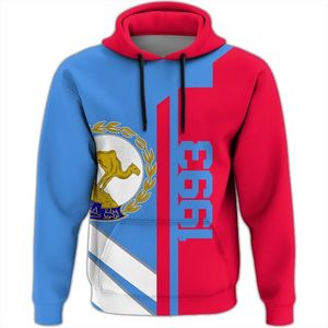 Ethiopia Và Eritrea Thăng Hoa 3D In Áo Eritrea Áo nipsey Hussle 1 Cắt Và May Áo - Product Image 6