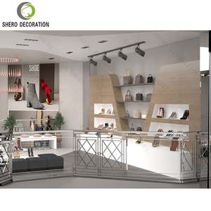 Stylish Shoes Shop Interior Design Fashion ShoesShop <b>Display</b> Stands Durable Shoes Shop <b>Display</b> Counter for Store Decoration - Product Image 4