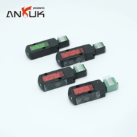 Vanne solénoïde ANRUK EF8210 AC110V G 1/4 5 ports 3 positions Protection IP65 pour l'automatisation des laboratoires