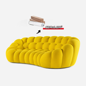 Canapé paresseux inclinable en tissu pour salon, fauteuil pouf en mousse compressée sous vide, mobilier de Chine en gros - Product Image 1
