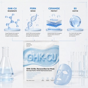 <span class=keywords><strong>Masque</strong></span> Rafraîchissant Bio-Renewal à la Céramide et Vitamine B5 pour Hommes, Soin <span class=keywords><strong>Hydratant</strong></span> au Peptide de Cuivre Bleu GHK-Cu pour le Visage - Product Image 3