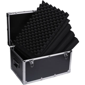 Oem giá tốt tùy chỉnh cứng nhôm thiết bị an toàn bảo vệ trường hợp mang theo với lưới Pocket chống sốc hình bọt Padding - Product Image 6