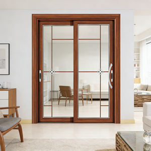 Porte de salle de bain <span class=keywords><strong>GUAPO</strong></span> GA26-695 en alliage d'aluminium, design victorien, double vitrage, verre trempé, écran en acier inoxydable - Product Image 1