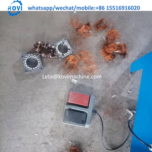 <strong>Electric</strong> Waste <strong>Motor</strong> Shell Removing Machine <strong>Motor</strong> Stator Cutting Recycling Machine <strong>Copper</strong> Coil Pulling Machine - Product Image 5