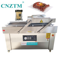 Machine de mise sous vide semi-automatique électrique à double chambre, 40 pompes, pour emballage alimentaire, sachets et feuilles d'aluminium pour viande, poulet, saucisses