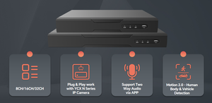 Hik Oem 12mp 4K 8mp 16 Kanaal H.265 Ai Nvr 16-ch Poe Plug & Play <span class=keywords><strong>2</strong></span> Hdds Slot Mens/Voertuig Detectie Slimme Vca-Lijn Kruising P 2P - Product Image 5