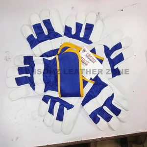 Guantes de Trabajo Personalizados de ISONZ, Guantes de Cuero para Soldadura de Invierno - Product Image 6