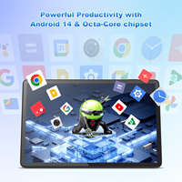 Cidea OEM Tablet PC Android 14.0 14-Inci Baterai 6000mAh RAM 8GB ROM 128GB Unisoc T616 Octa-Core Wi-Fi Hiburan Baru
