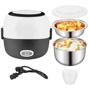 Bento Box riscaldante multifunzionale in acciaio inossidabile 304 Mini cuociriso elettrico portatile economico scatole per il pranzo