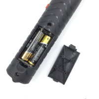 Raquette électrique anti-moustiques à piles AA 1800-3000V pour usage intérieur/extérieur Tue les moustiques, les araignées Plus portable