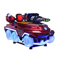 Meilleure vente Écran vidéo MP5 pour enfants Chariot de voiture à bascule électrique Machine de jeu à pièces Kiddie Swing Ride in Mall