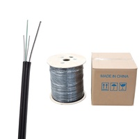 Fttx, figura 8, cable de fibra óptica monomodo autosoportado de 4 núcleos, cable plano de fibra óptica ftth barato, precio por metro