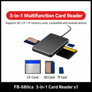 Lector de Tarjetas USB 2.0 CF SD TF MicroSD 3 en 1 para Cámaras Canon, Nikon, GoPro, DJI, Dash <span class=keywords><strong>Cam</strong></span>, Action <span class=keywords><strong>Cam</strong></span>, Adaptador de Tarjeta de Memoria de Alta Velocidad - Product Image 6