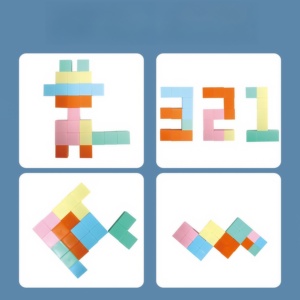 Bloques Magnéticos para Niños, Bloques de Construcción Magnéticos para Niños, Cubos Magnéticos, Materiales Magnéticos, <span class=keywords><strong>Minecraft</strong></span> - Product Image 6