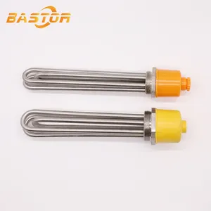 220v 380v 3kw 6kw 9kw 12kw industrial stainless steel immersion electric coil tubular heater water element