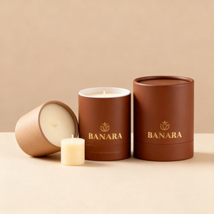 Mẫu miễn phí | xi lanh các tông rỗng cho bao bì nến | thiết kế tùy chỉnh Hộp ống giấy tròn - Product Image 4