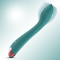 Vibromasseur de gode de jouets sexuels puissants de point G clitoridien avec 10 modes de vibration puissants pour l'orgasme facile, gode anal flexible en silicone