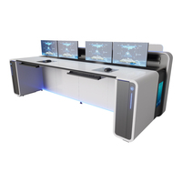 Console de salle de contrôle JCCX-2 avec 2 sièges, sortie d'usine, personnalisation OEM ODM acceptable