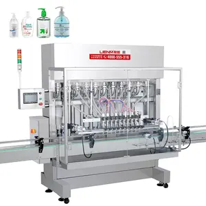 4 Head Nozzle Aseptic Beer Syrup Liquid Auto Cream and Pommade Line Lotion Shampoo Oil Filling Machine Maquina Piston Airtac