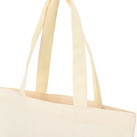 Sacs fourre-tout en toile de coton bio naturel vierges et personnalisables pour la vente en gros, avec logo imprimé