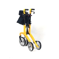 Vente en gros de déambulateur à quatre roues pliable en fibre de carbone Boao Medic 136kg certifié CE grande capacité