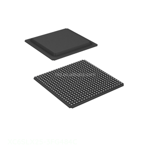 Compre en Línea Componentes Electrónicos XC6SLX25-3FG484C, Circuito Integrado Original FPGA, 266 E/S, 484FBGA, 484 BBGA, Integrado - Product Image 1